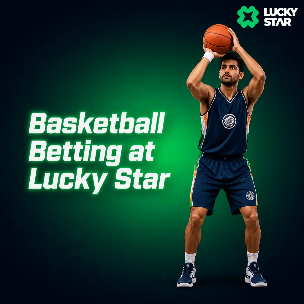 Basketball betting at Lucky Star covering NBA, EuroLeague and FIBA with live odds and player props