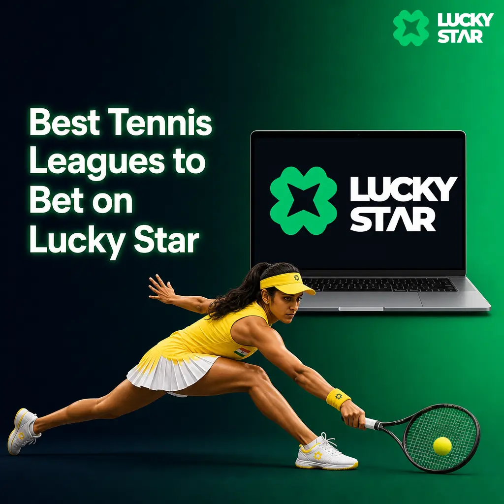 Top tennis leagues to bet on at Lucky Star: Grand Slams, ATP/WTA tours, and Tata Open Maharashtra in Pune.
