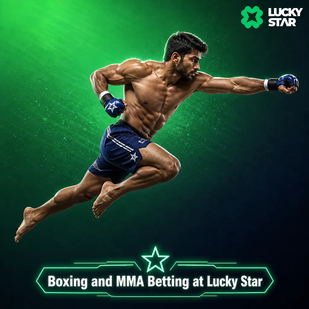 Boxing and MMA betting odds at Lucky Star for UFC, Bellator and championship boxing fights