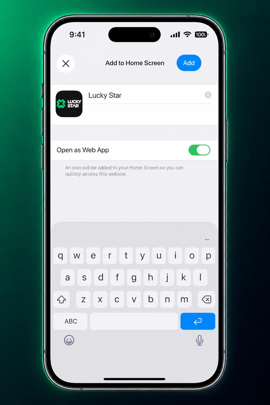 Step-by-step guide to install Lucky Star PWA on iPhone via Safari: download, log in, and add to home screen