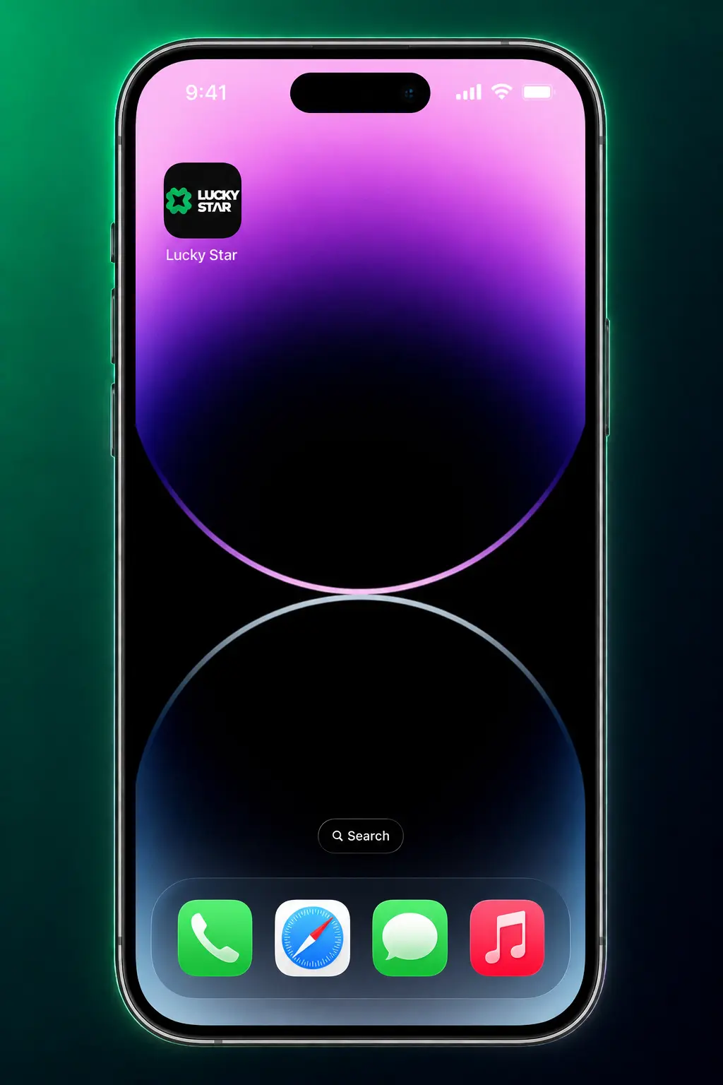 Step-by-step guide to install Lucky Star PWA on iPhone via Safari: download, log in, and Add to Home Screen.