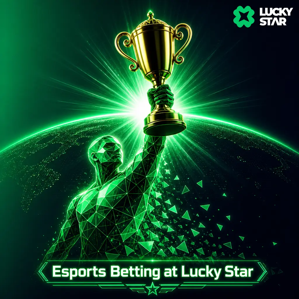 Esports betting at Lucky Star: CS2, Dota 2, LoL, Valorant, Mobile Legends markets with live odds updates per map.