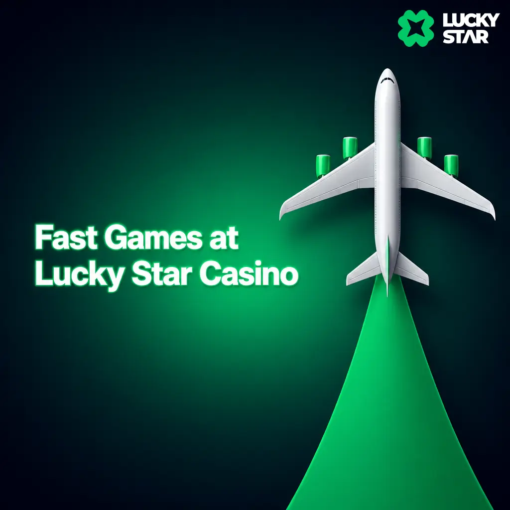 Fast Games at Lucky Star Casino: quick-round titles like Aviator, JetX, Spaceman, Mines, Plinko, and Goal