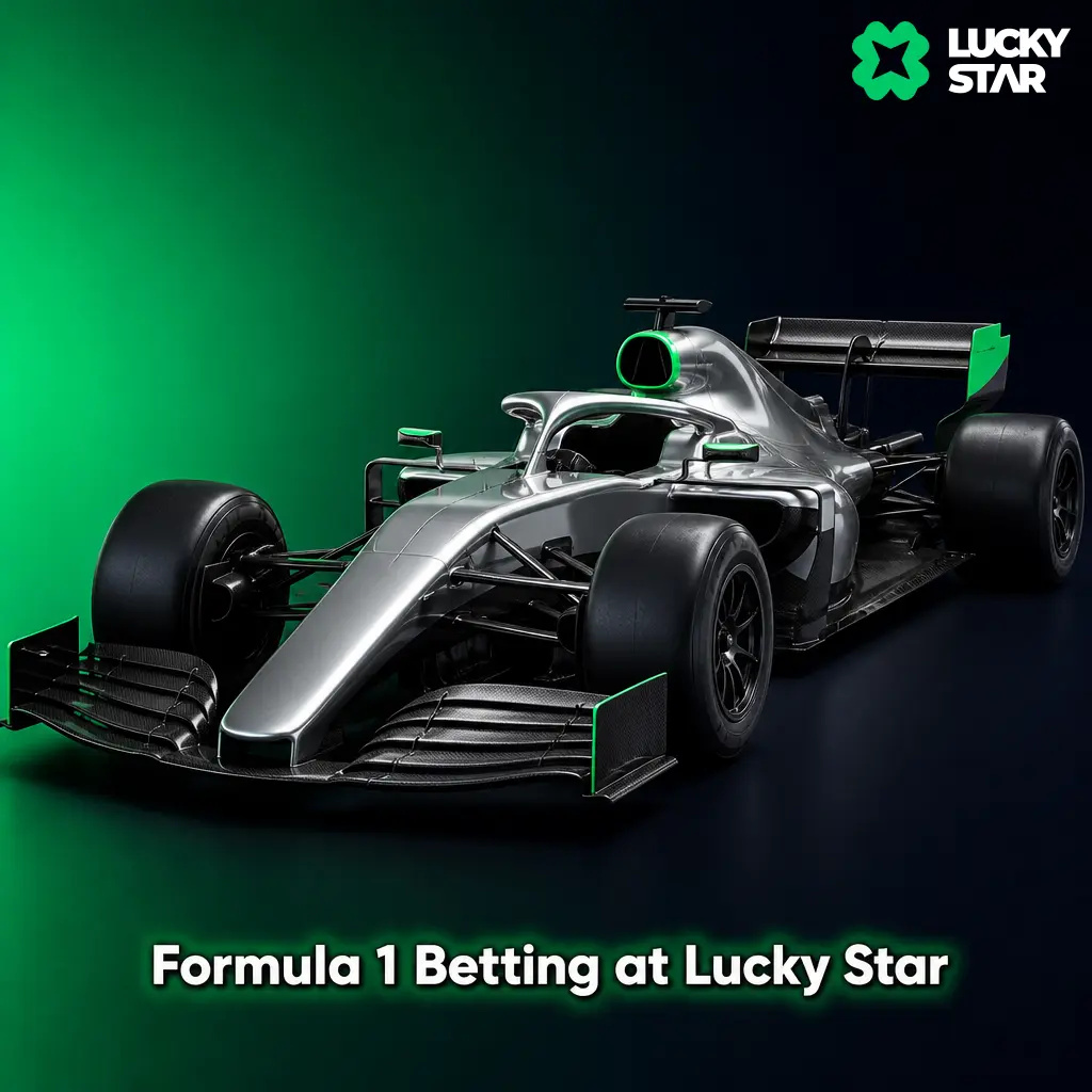 Formula 1 betting at Lucky Star covering race winner, podium, fastest lap, driver match ups and qualifying markets