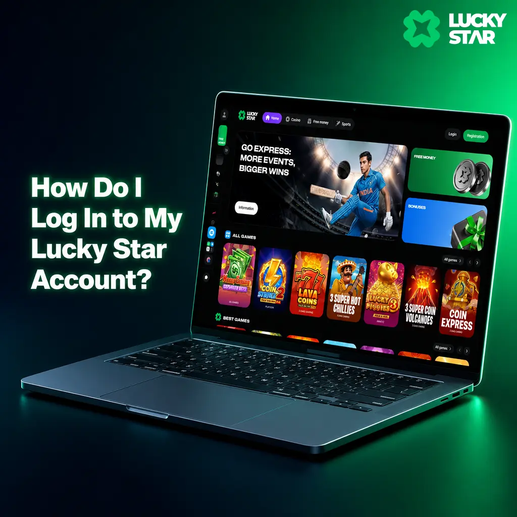 Step-by-step guide to logging in to your Lucky Star account using phone, email, or linked social network credentials.