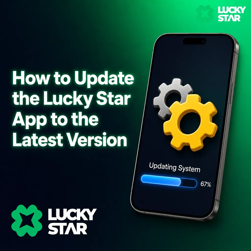 Lucky Star app auto-updating as a progressive web app with internet connection on iPhone Safari