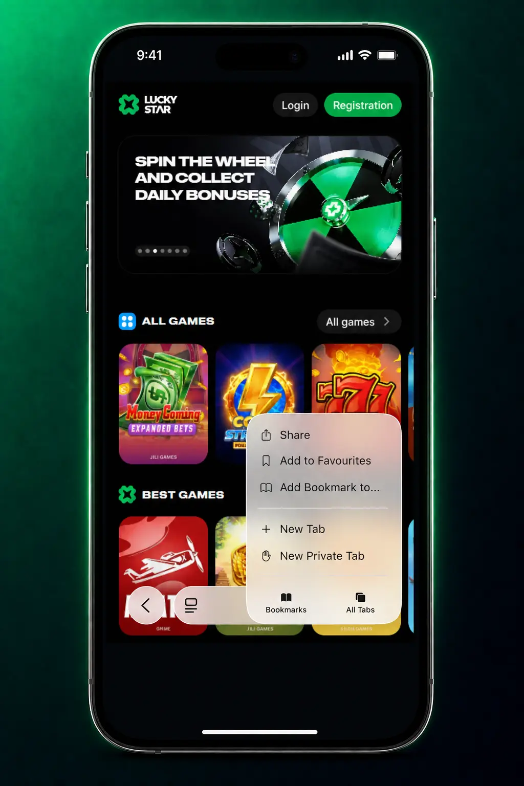 Steps to install Lucky Star Aviator on iOS via Safari home screen shortcut, since no App Store version exists.