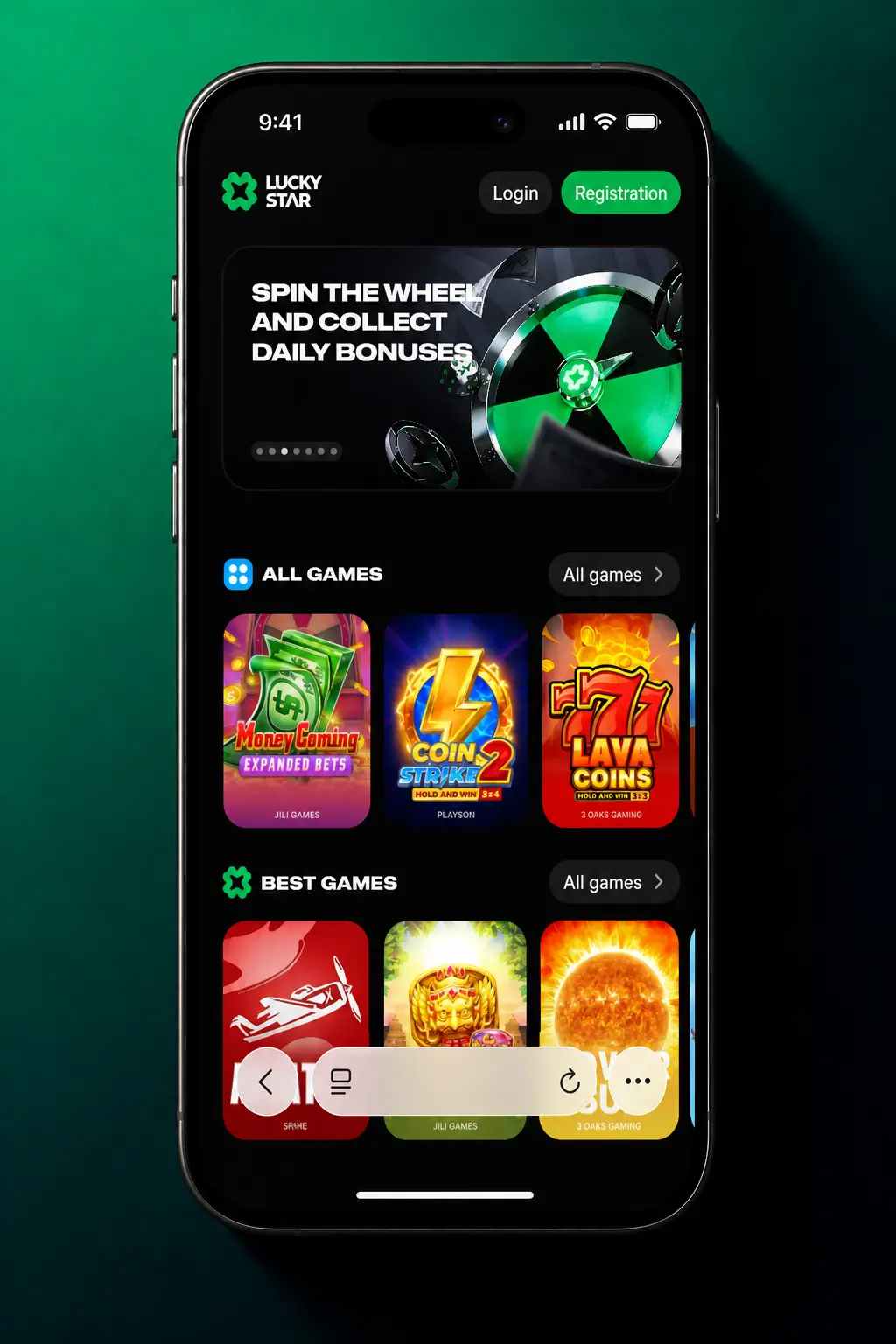 Steps to install Lucky Star PWA on iPhone Home Screen via Safari without using App Store storage