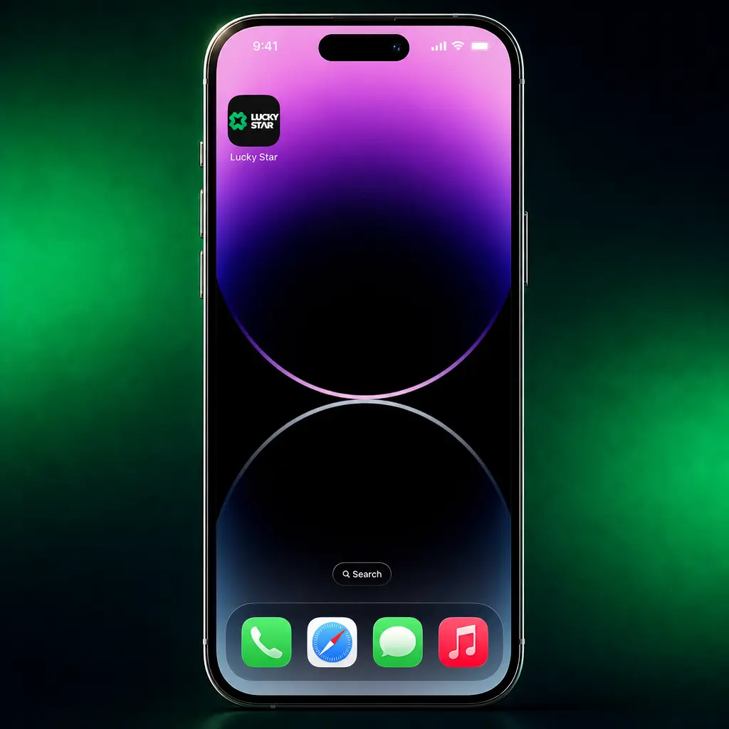 Lucky Star iOS installation guide: add the Progressive Web App to your iPhone home screen via Safari