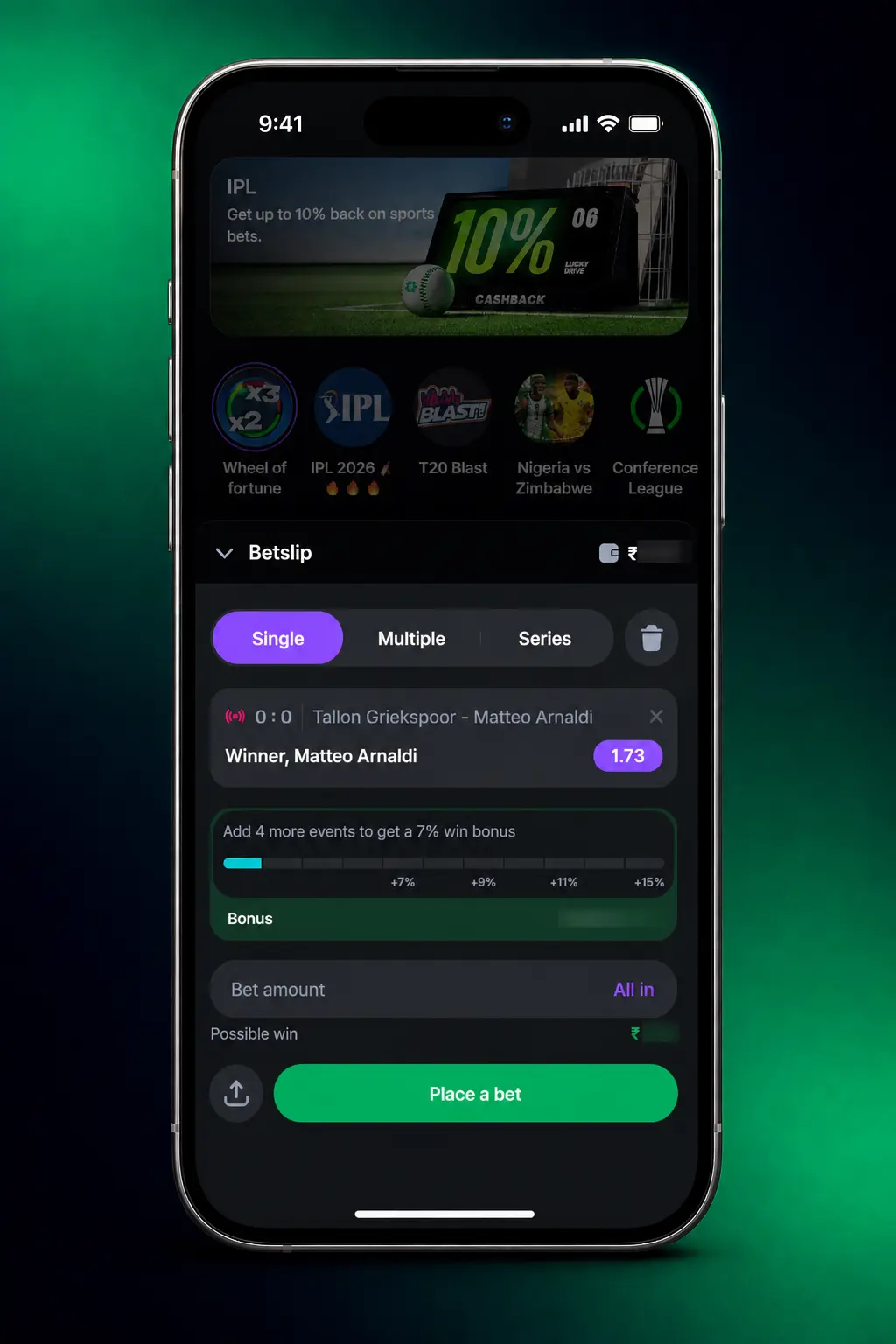Lucky Star basketball betting app screenshot showing mobile APK download for Android devices
