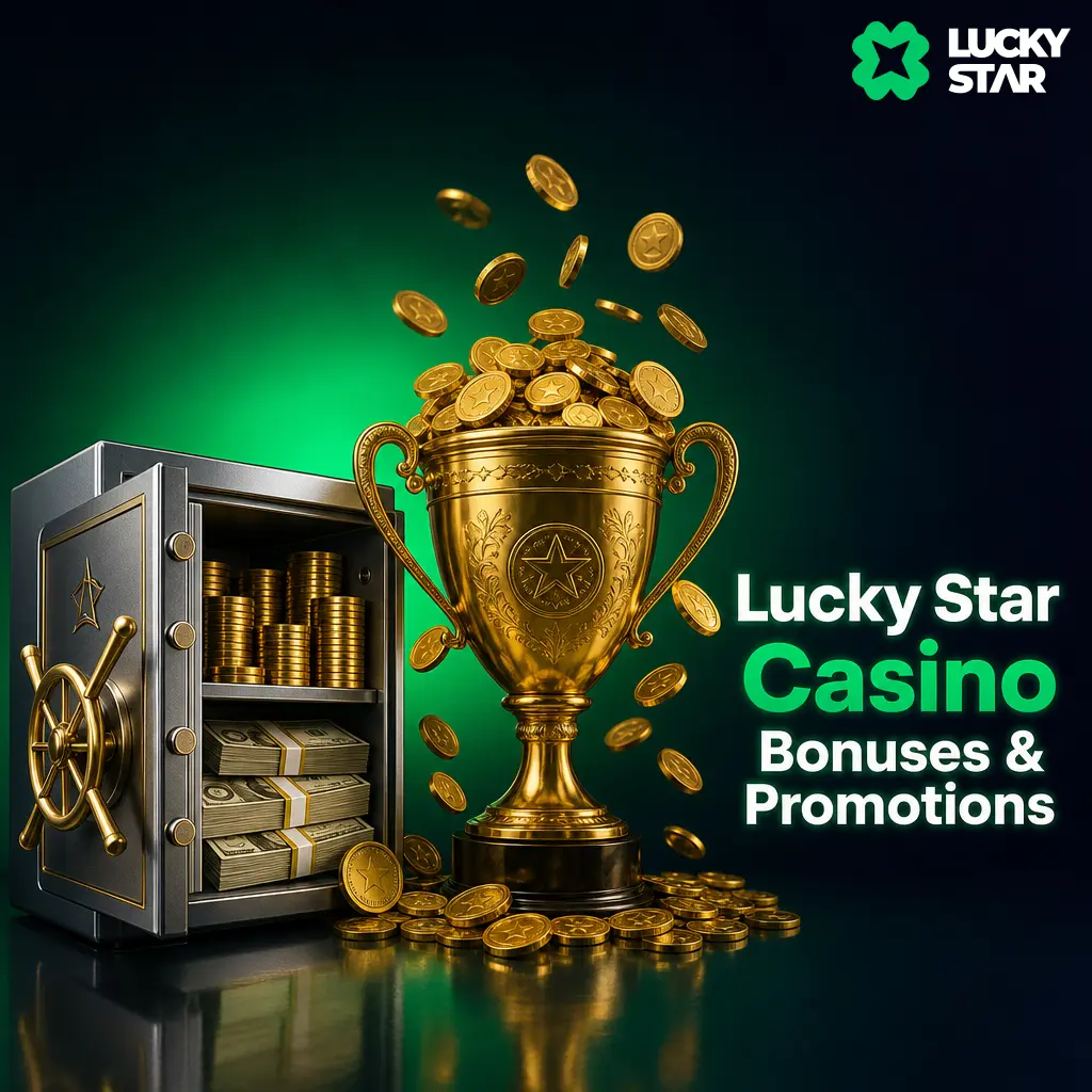 Overview of Lucky Star Casino bonuses: Monday reload, weekly cashback, Wednesday free spins, and 5-tier loyalty rewards for India players.