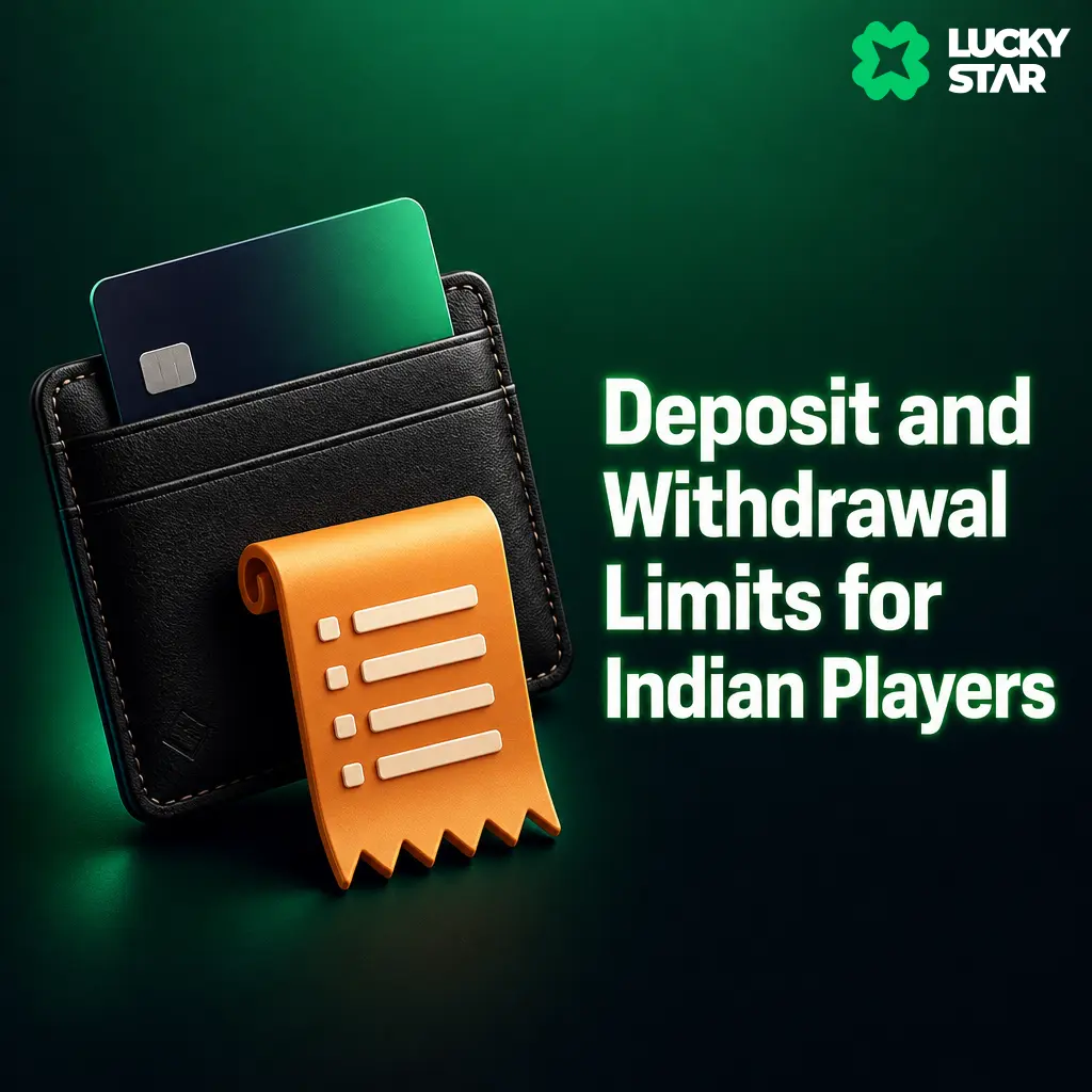 Lucky Star deposit and withdrawal limits for Indian players: UPI, PhonePe, Paytm, cards, and crypto minimums and maximums