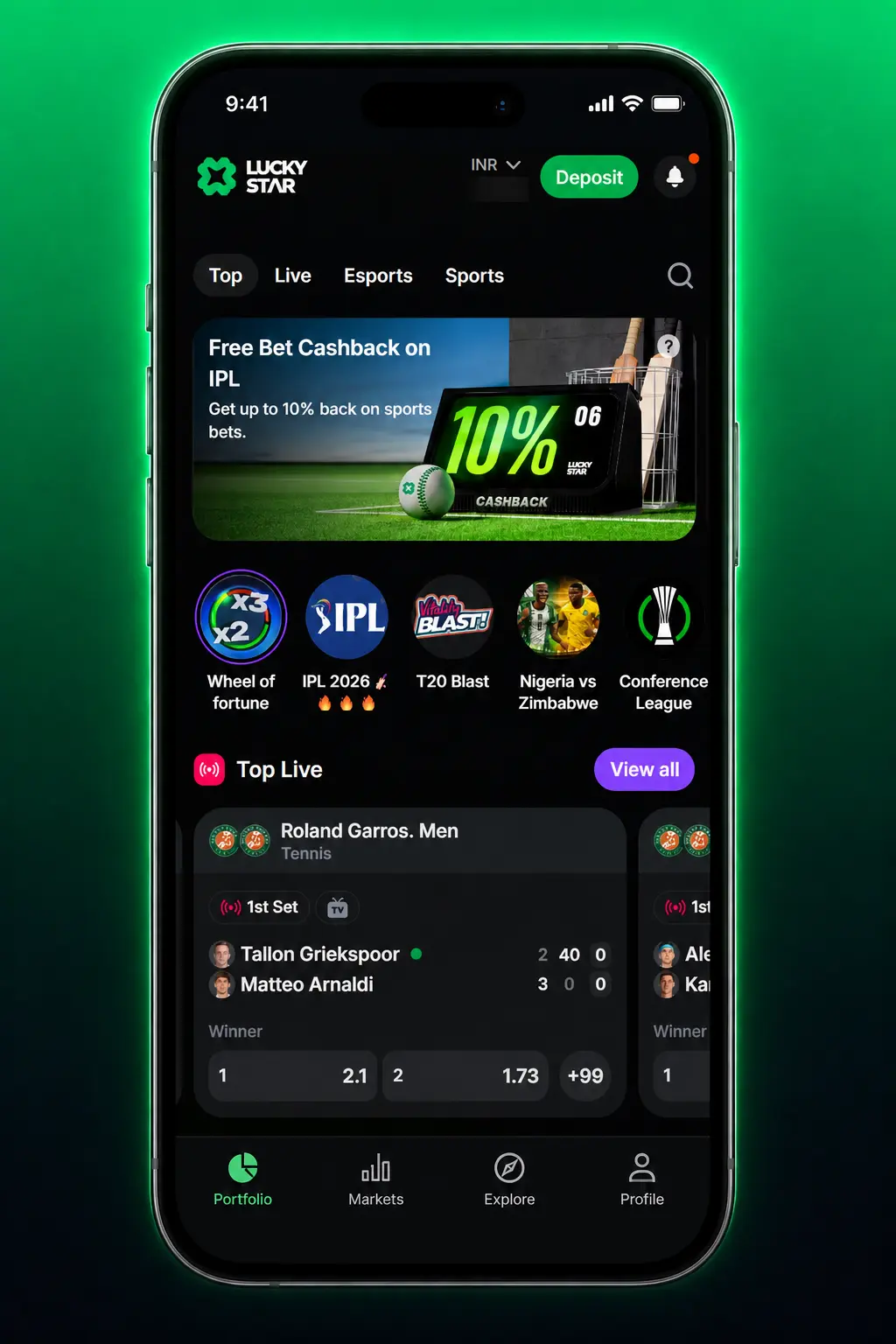 Lucky Star esports betting app download and first bet guide showing steps to install, log in, deposit, and place a wager