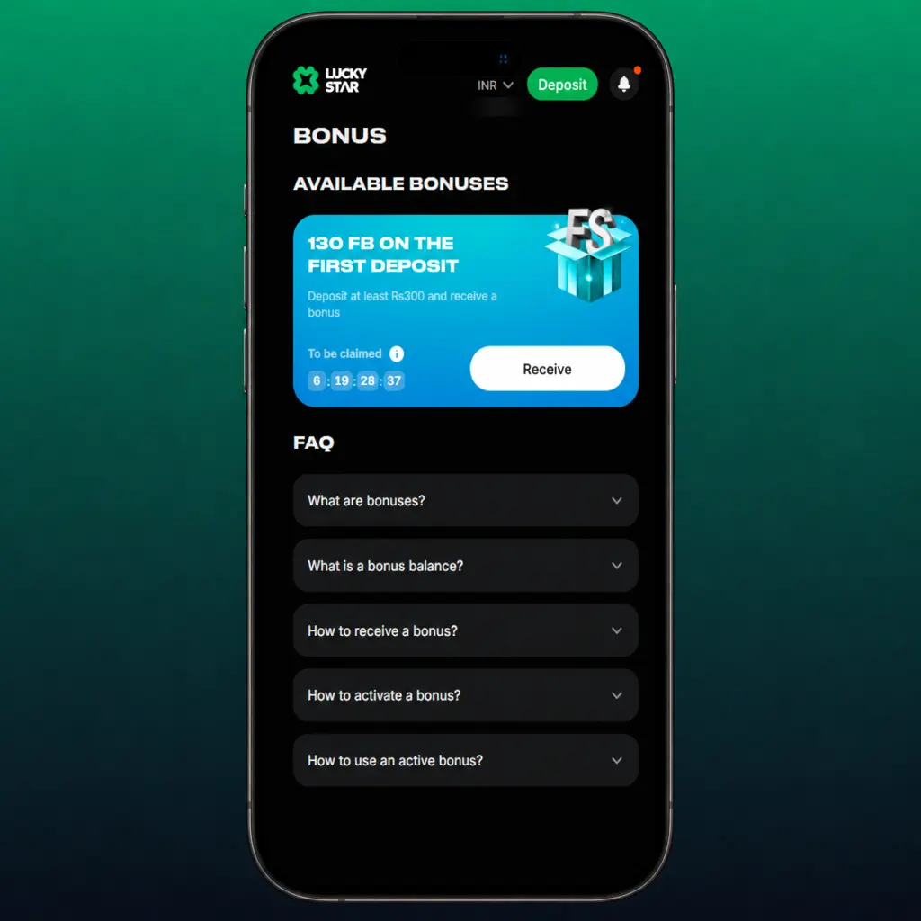 Step-by-step guide to claiming the Lucky Star welcome bonus for casino, sports, and Aviator accounts.
