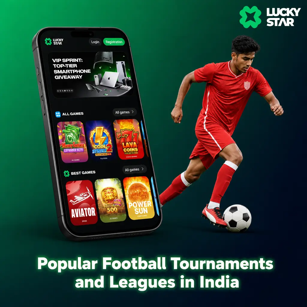Betting markets for FIFA World Cup, UEFA Champions League, ISL, Premier League and more top leagues on Lucky Star