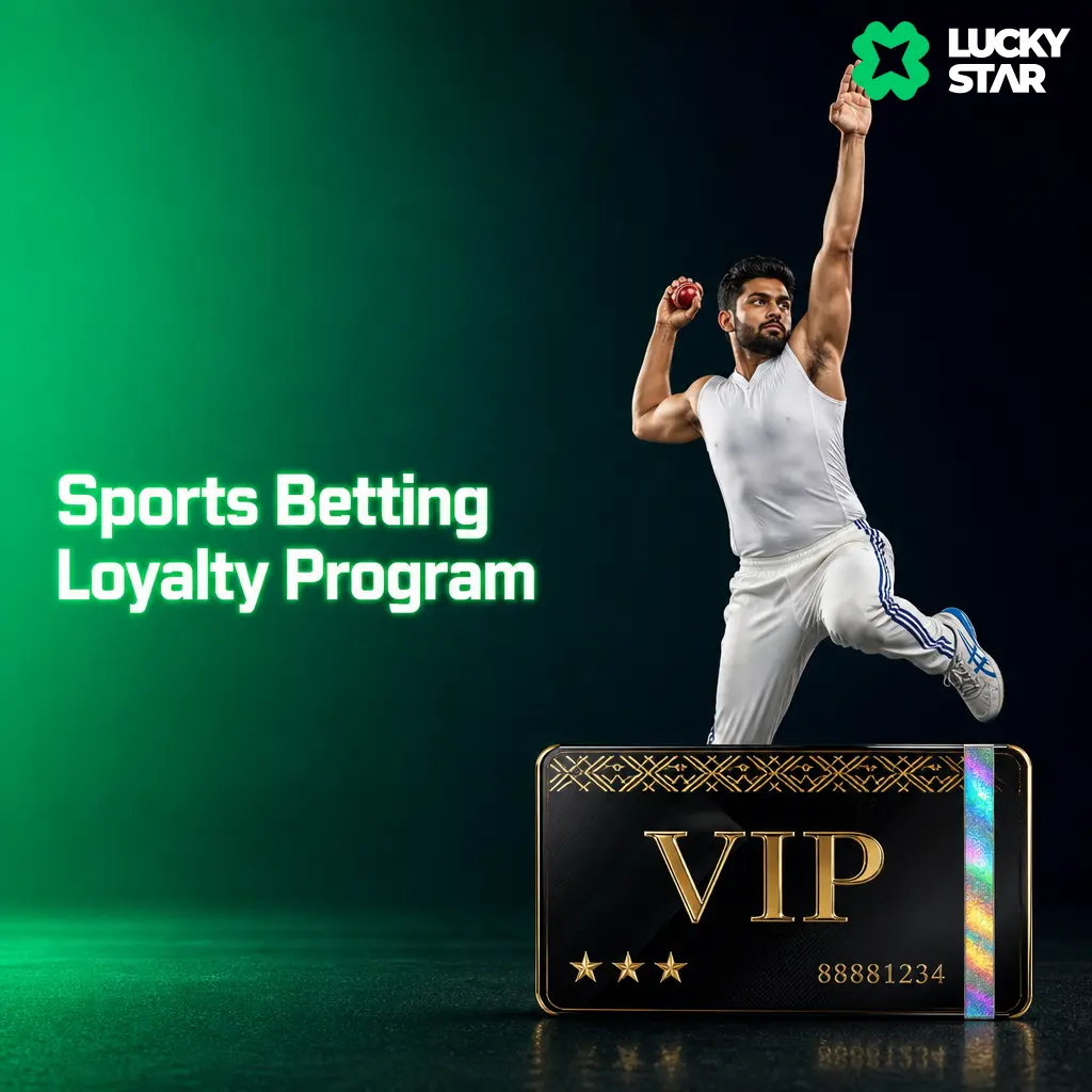 Lucky Star Sports loyalty program earning points on bets, unlocking tiers, bet insurance, and free bet rewards