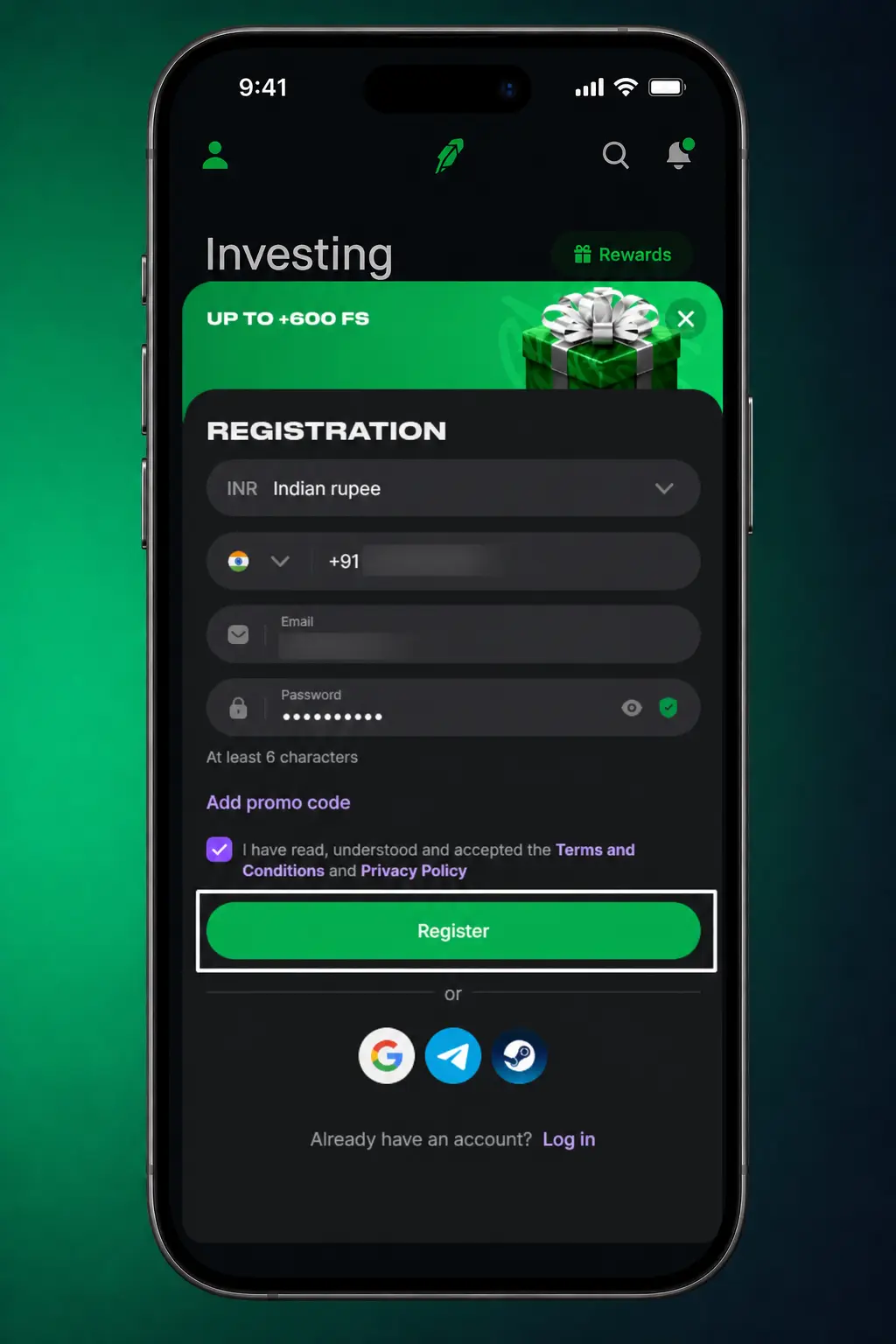 Lucky Star app screenshot showing MMA betting markets for UFC, ONE Championship, and Bellator fight cards