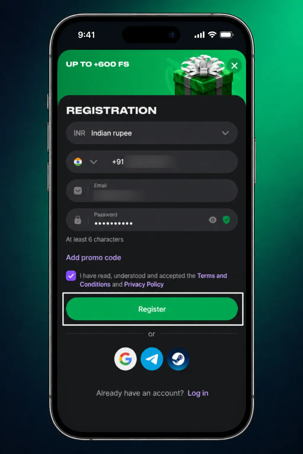 Lucky Star app tennis betting screen showing live ATP, WTA, and Davis Cup odds on mobile